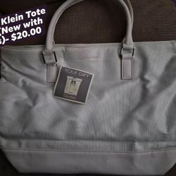 Calvin Klein Tots Bag New With Tags
