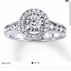 Kay Jewelry 14k Halo Engagement Ring 