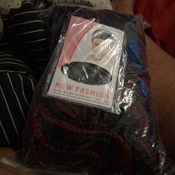 Band Wig Black And Red 