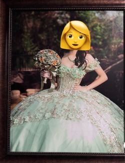 Quinceanera dress  size 2 in waist