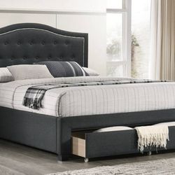 New Full Size Bed With Storage 
