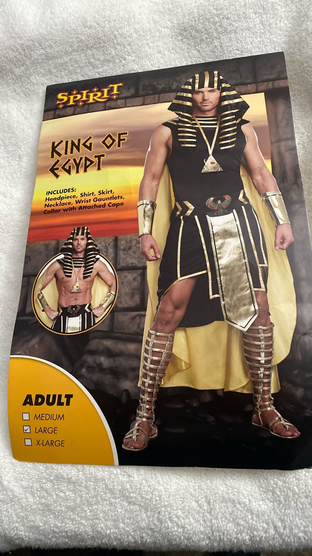 King Of Egypt Size Large Adult. Sandals Fits Most Size 