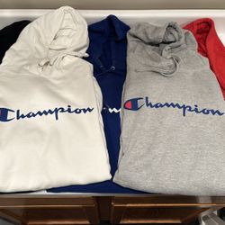 5 Champion Hooded Sweatshirts 2XLT
