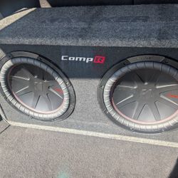 Sup you guys I have two almost brand New!!! 12" Kicker CompR's in an older Aero Port box! Only had them in for  2 days. Still not broken in.  $320 OBO