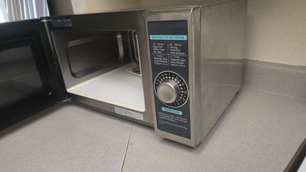 Sharp Commercial Stainless Steel Microwave – 1000W – Works Great!