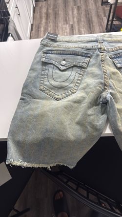 True religion jean shorts size 36