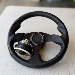 Steering Wheel + Sparco Quick Release + Kyostar Hub