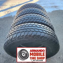 245 75 r16 Set de llantas en buenas condiciones marca Firestone Destination A/T2.
