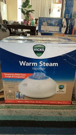 Vicks warm steam vapor