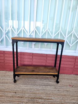 Industrial style console table