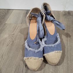 Castaner  Catalina Wedge Espadrilles - Blue