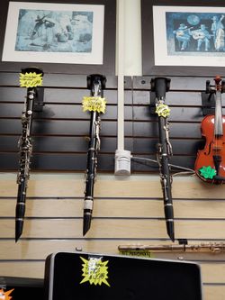 Clarinet 3  Sheiber $120, Jupiterw/C $80, Lazaro $75