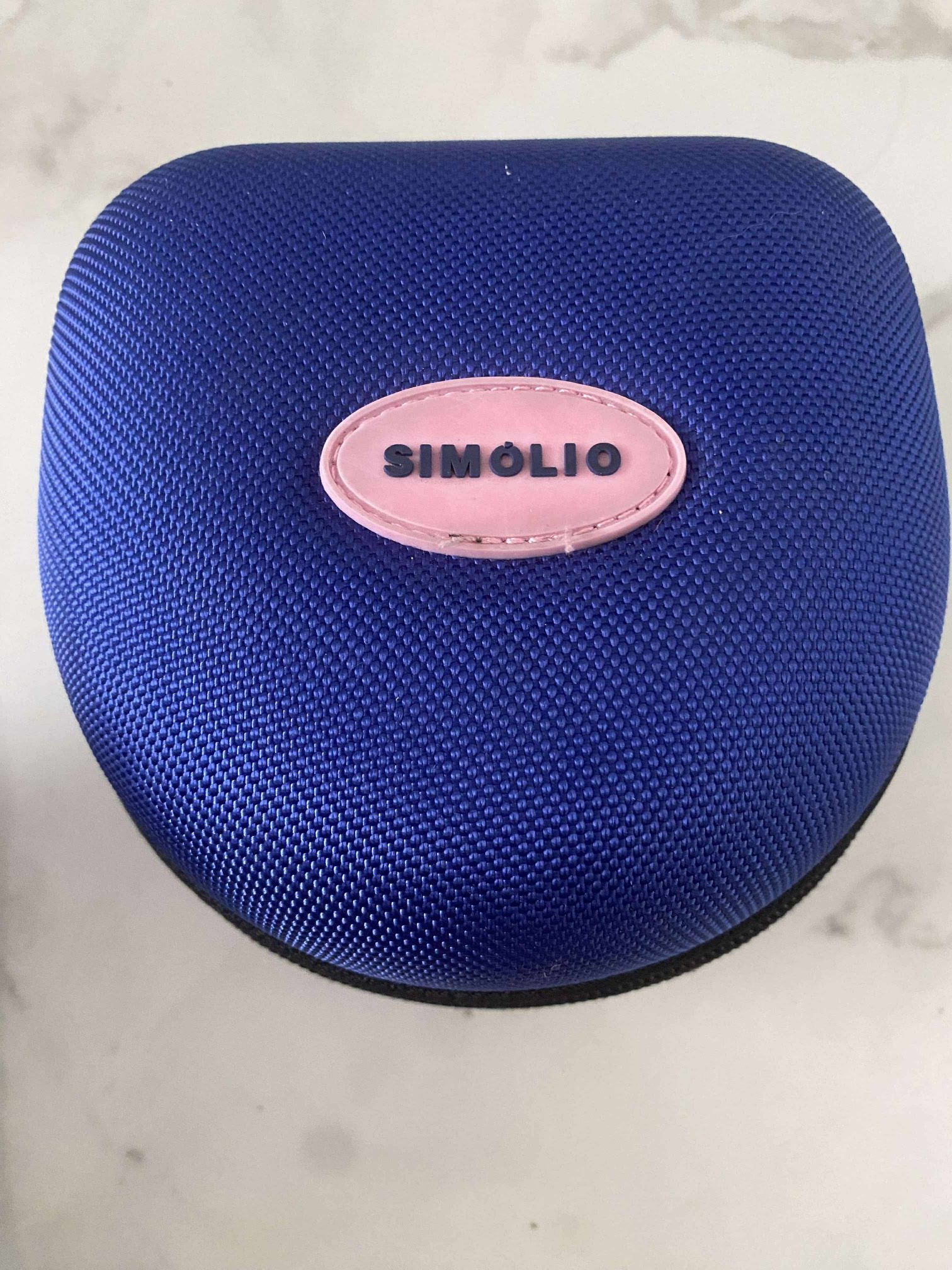 SIMOLIO Pink Wireless Bluetooth Headphones for Kids Music Blue w/ Case