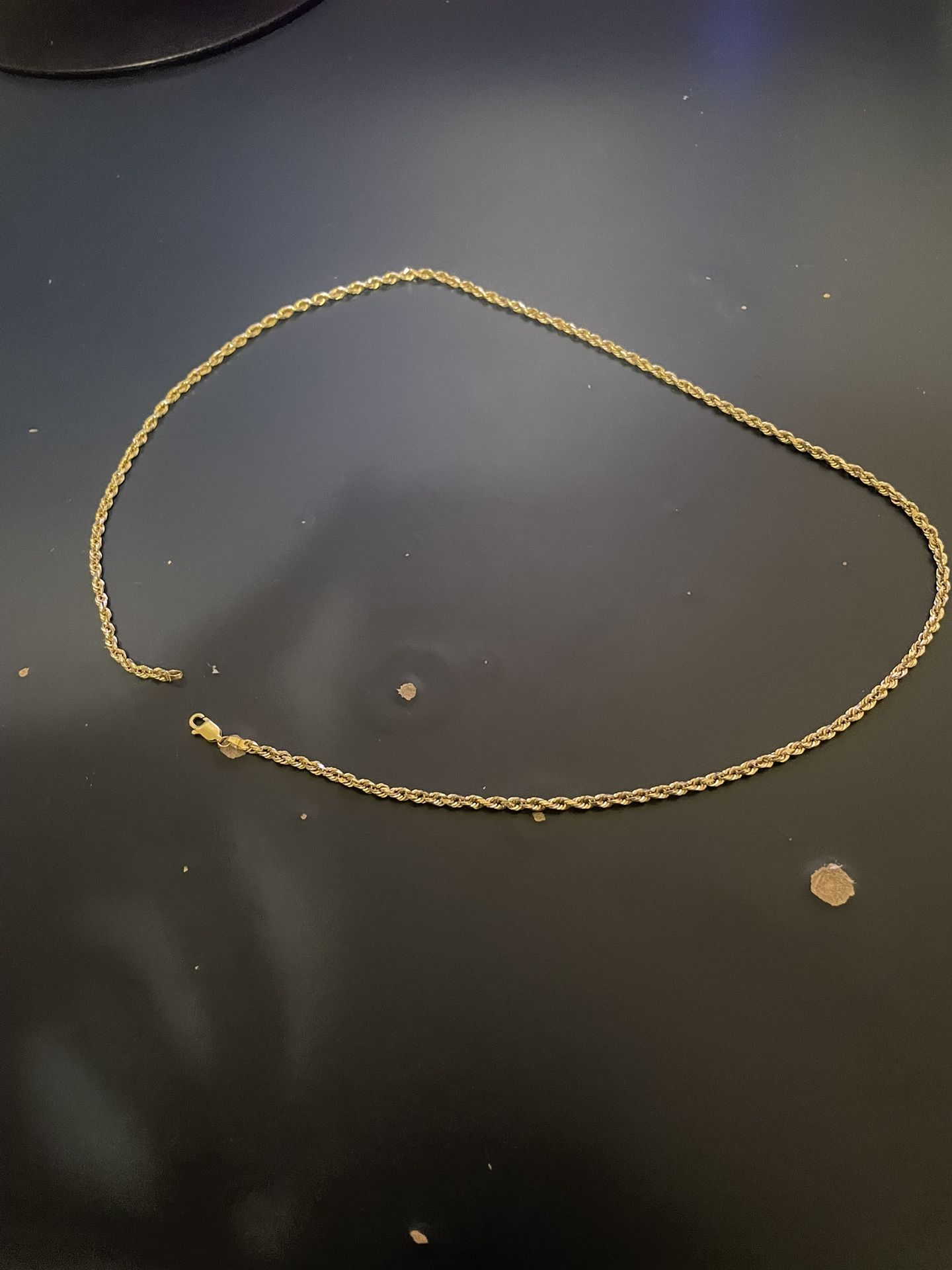 10 carat Gold rope chain 4mm