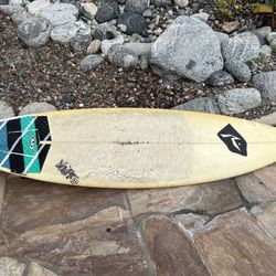 5’8” Rusty Surfboard