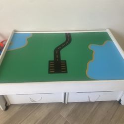 Kids Play / Lego Table With Bins