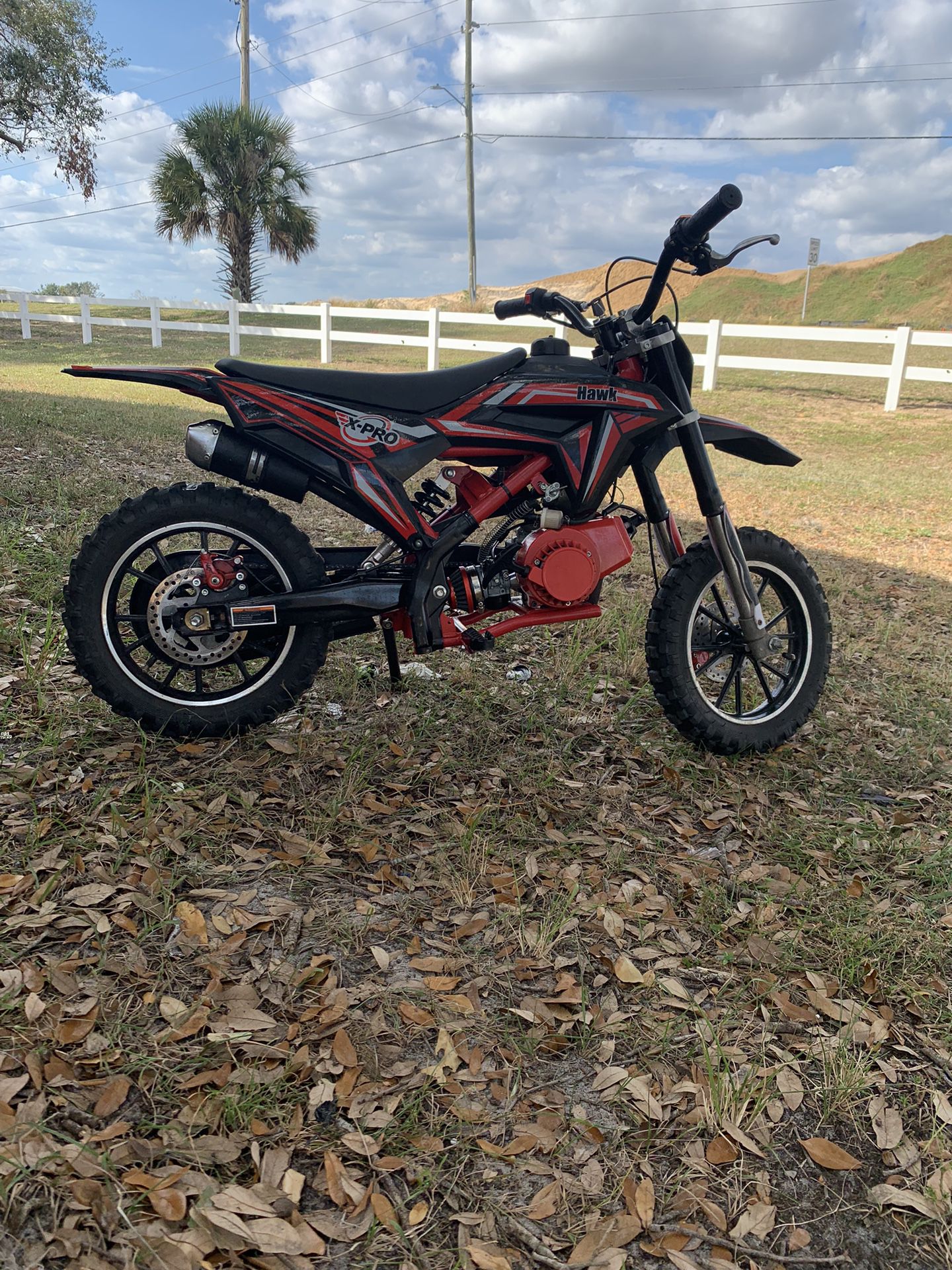 X Pro 50cc Dirt Bike Red For Kids-teens (I’m Also Willing to trade for a PS5)