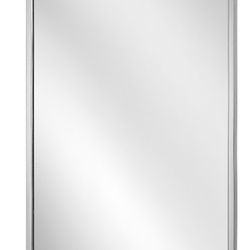 Bradley (24 x 36) Commercial Restroom Mirrors, Angle Frame, 24" W x 36" H, Stainless Steel w/ Satin Finish
