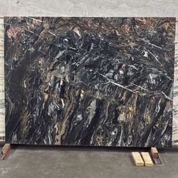 Premium Dark Marble Slab – Polished Finish