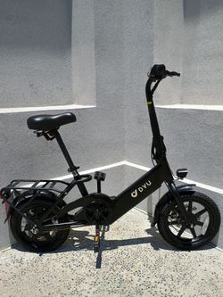 Electric Bike E-Bike Folding 20 MPH DYU C3 Disc Brake 14 Inch wheels
