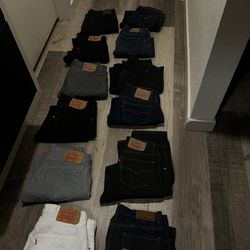 12 Pairs Of Jeans For Sale 
