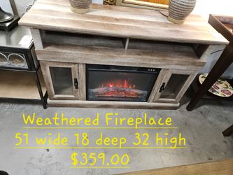 Fireplace Console We are located at 2811 East Bell road. Another Time Around Furniture.