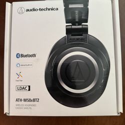 Audio-technica Wireless Headphones Black ATH-M50xBT2