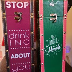 2 NEW wine Boxes