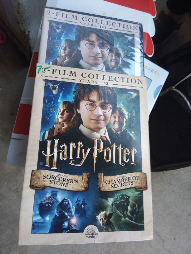 Harry Potter 1 and 2 dvds