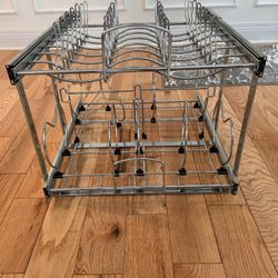 Rev-A-Shelf Two-Tier Pull-Out Baskets 20.75-in W x 18.12-in H 2-Tier Cabinet-mount Metal Soft Close Sliding Basket Kit