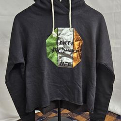 Women's UFC Conor Mcgregor  Crop Hoodie Sweatshirt Size Small Black