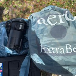 Aerobed Full Size Air Mattress w/ Cover & Built-in Pump – $50