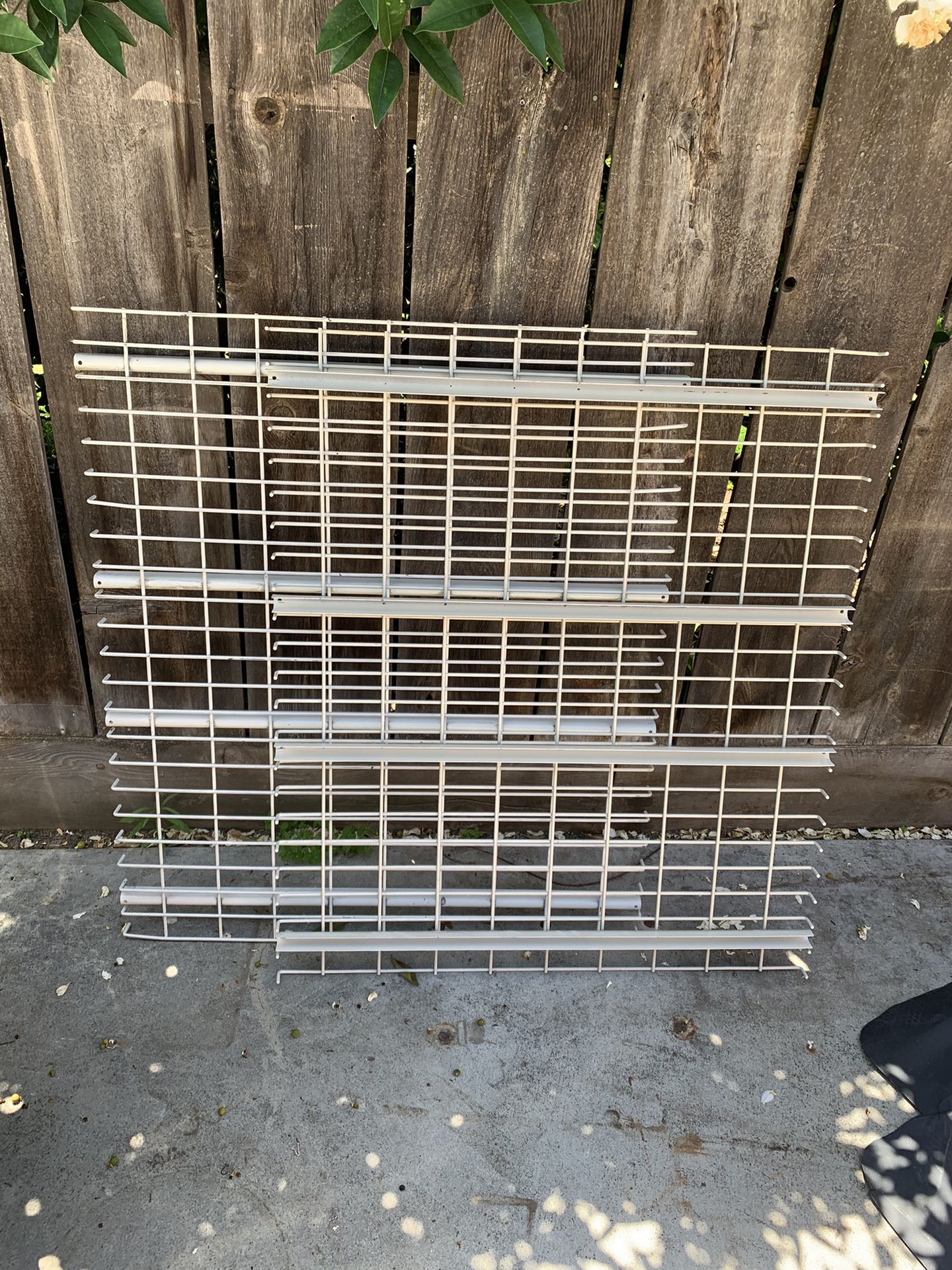 Metal Grid Rack Shelves