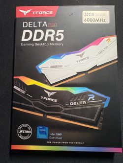 T-Force Delta RGB DDR5 32GB 6000MHz RAM Kit