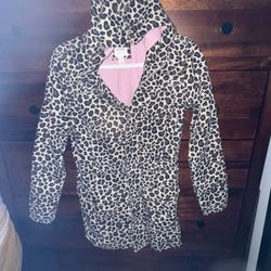 Cat and Jack Leopard Raincoat / Jacket size 14/16