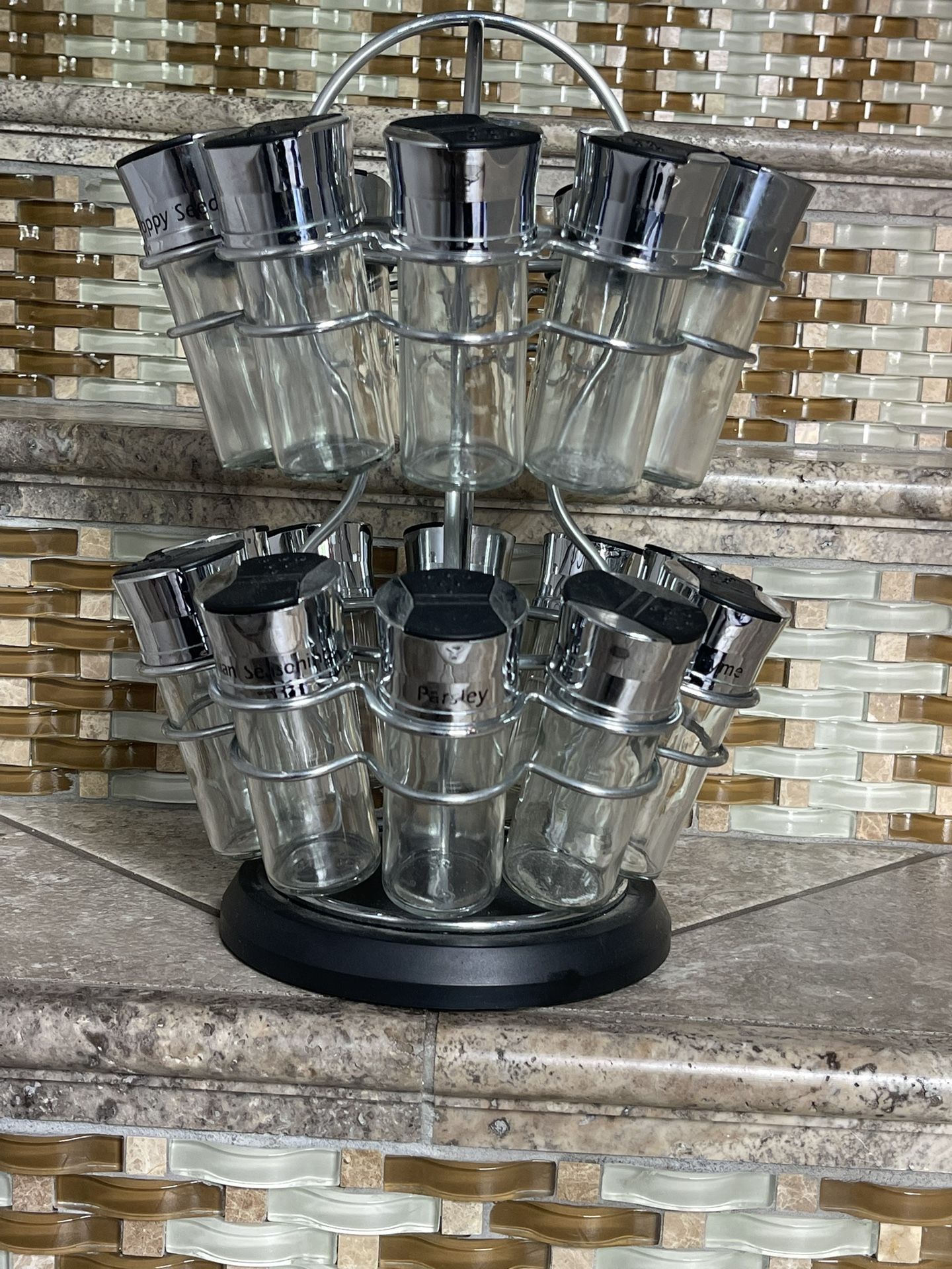 Spice jar set