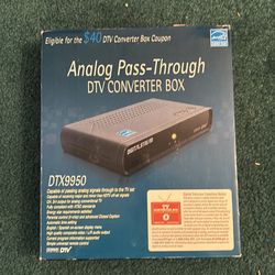 Digital Stream DTX9950 Analog Pass Through DTV Converter Box