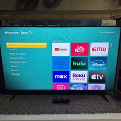 TV 43' R7G Series Hisense Roku Model 43R7G5