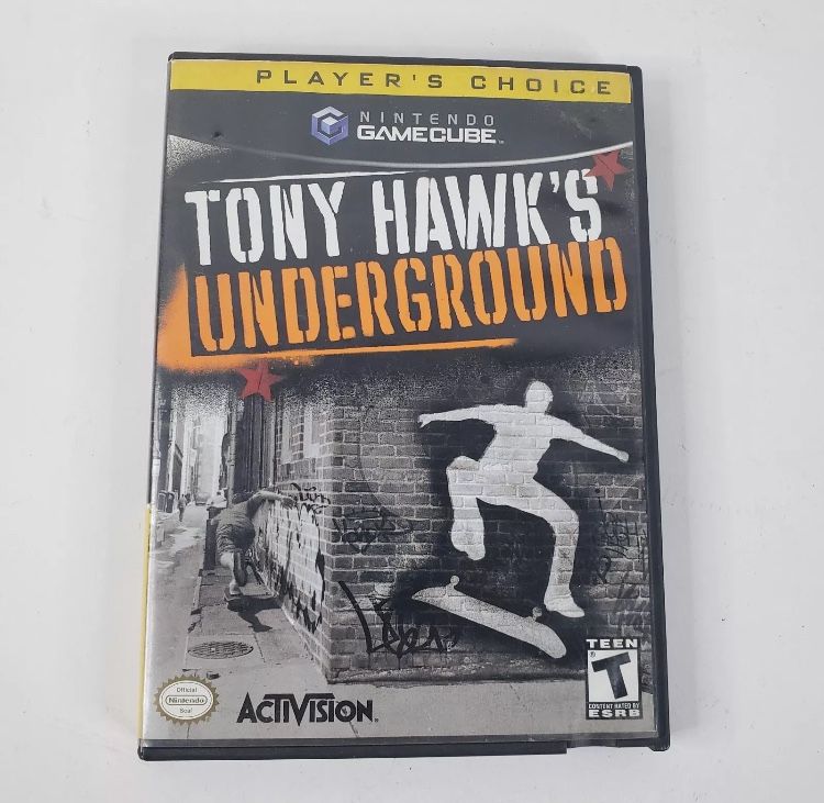 Tony Hawk's Underground Nintendo GameCube 2003 Game Complete Has Manual Tested
