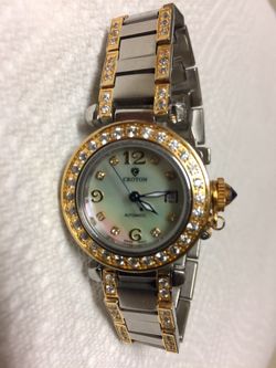 Croton Bellagio 25J Swiss Automatic MOP Dial Sapphire Crystal Watch MINT for Sale in Atlanta GA OfferUp