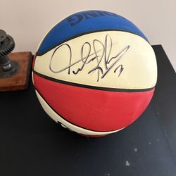 Dennis Rodman Signed Pistons Basketball 