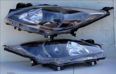 10-13 Mazda 3 Projector Headlights Luces Calaveras Micas Faros Faroles Headlamps Focos