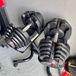  Adjustable/Dumbbells/Stand