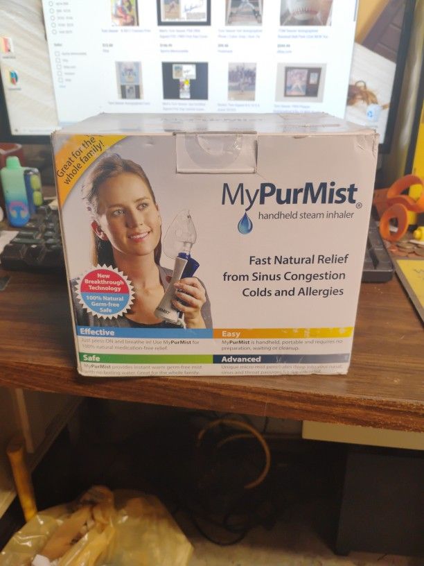 My Purmist Handheld Steam Inhaler Brand New In Box