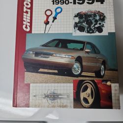 Chilton's Auto Repair Manual 1990-94. 