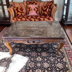 Marble Coffee Table And End Table