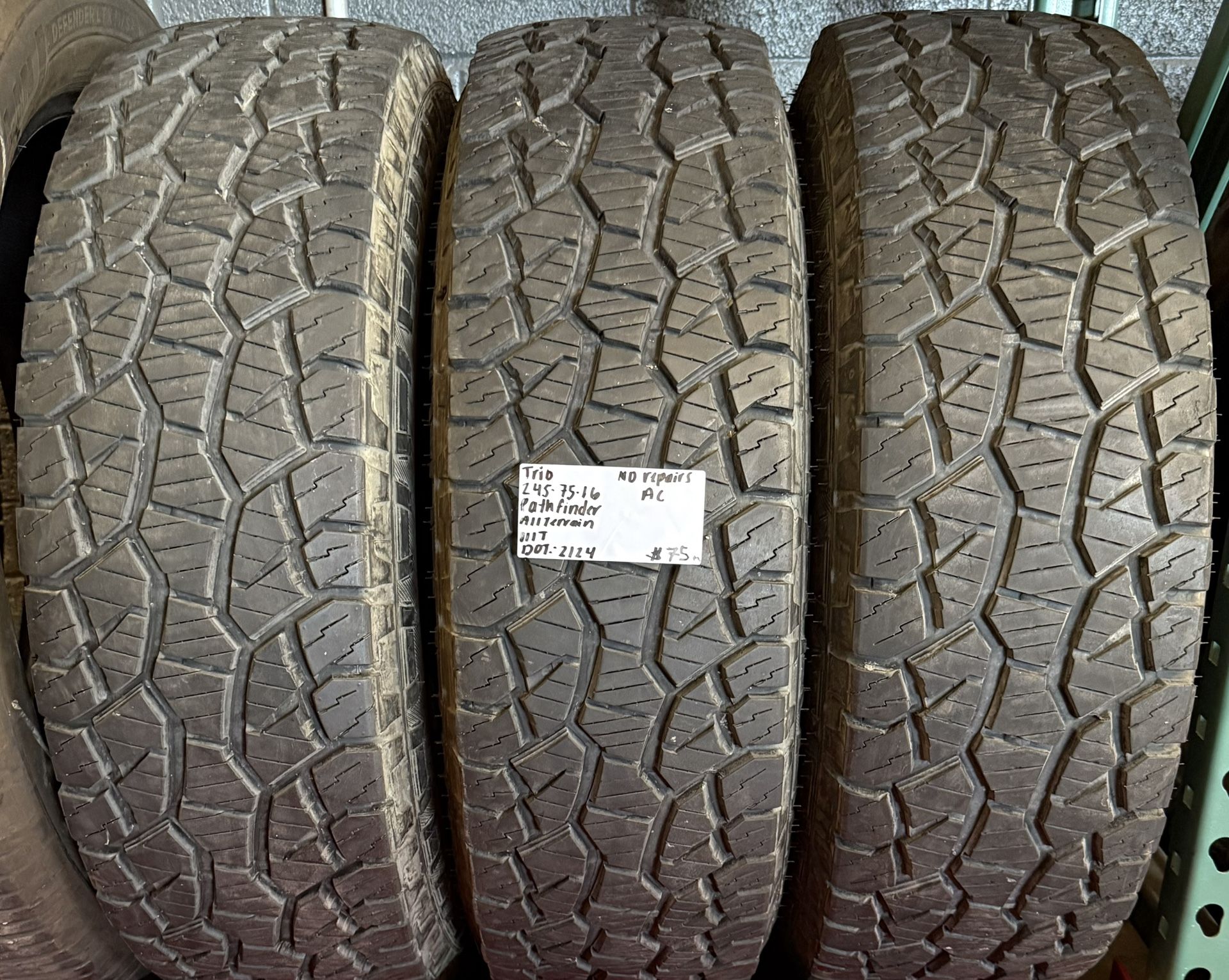 245 75 16 Pathfinder 