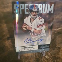 Eli Manning Autograph Card 09/25