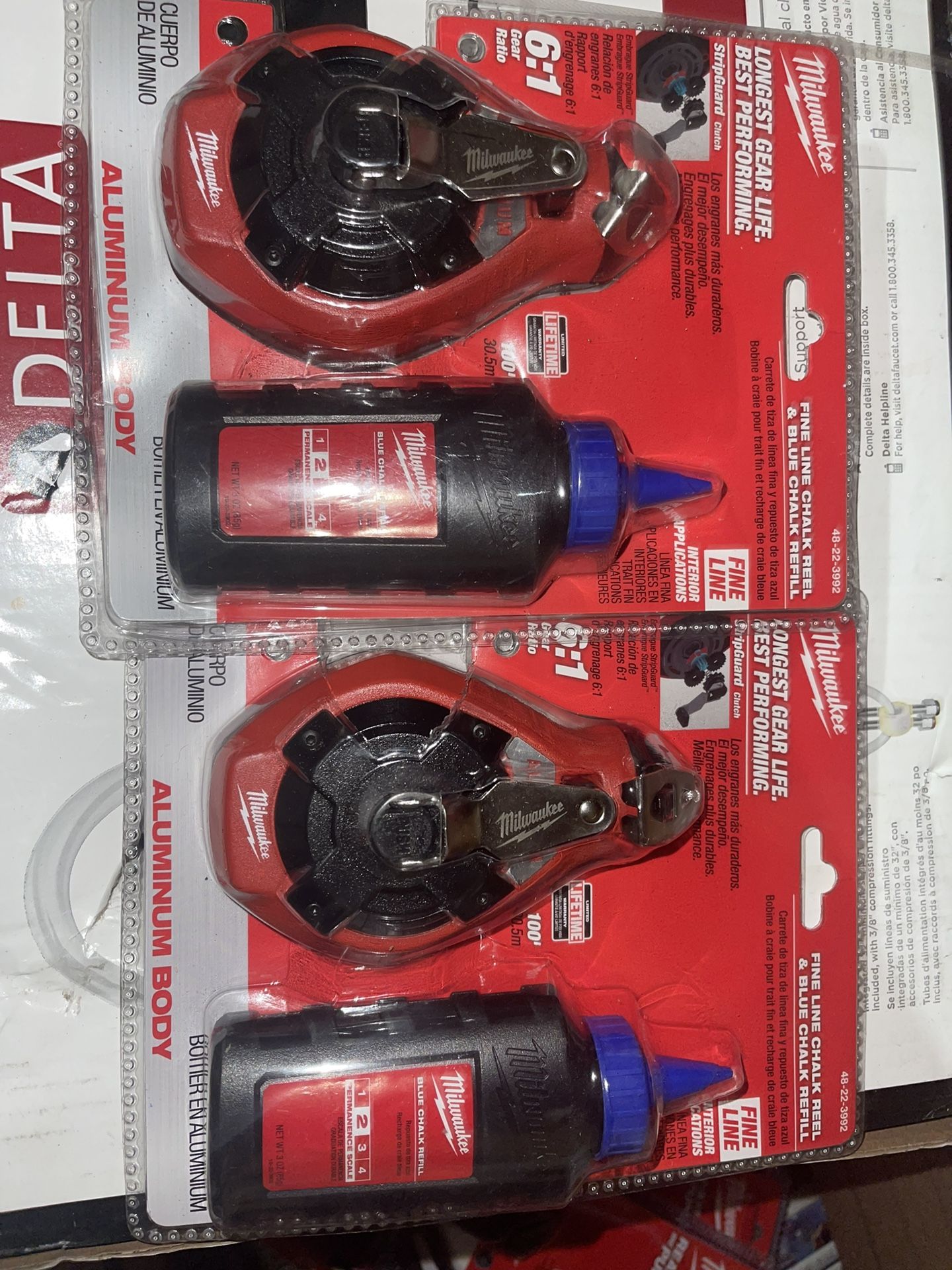Milwaukee 48-22-3992 Chalk/Rl F in 100'Blu, 2 Piece Set