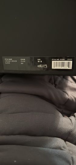 Coach Crosby Driver Suede size 10